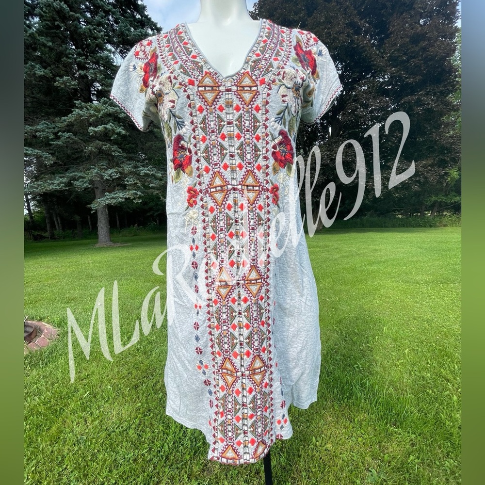 Johnny Was Boho tee shirt dress